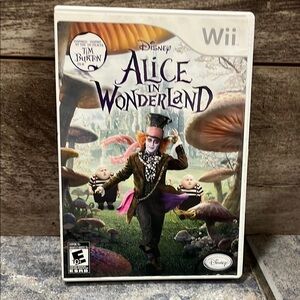 5 for $60 - Disney Alice in Wonderland Wii Game -